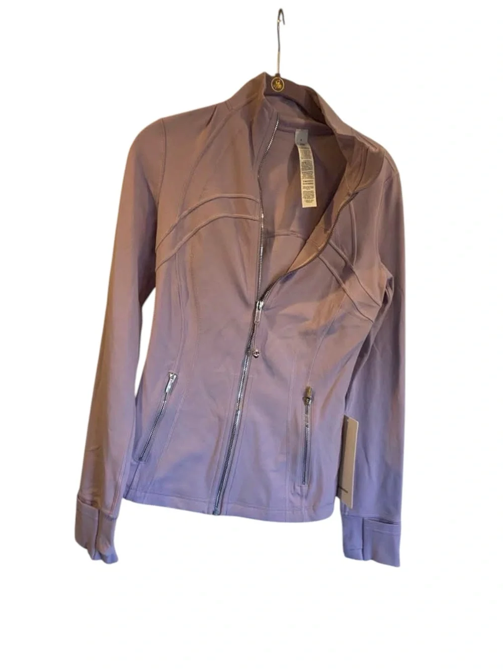 NWT Lululemon Define Jacket Nulu LAVENDER PLAY/MIRRORED Size: 6